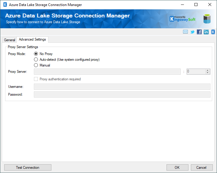 Azure Data Lake Storage Connection Manager